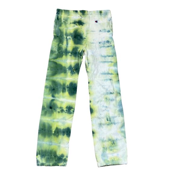 Vintage 80s Champion Reverse Weave Tie Dye Sweatpants Men's Small
